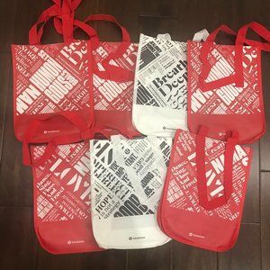 Lululemon Reusable Tote Bags (7 Small)